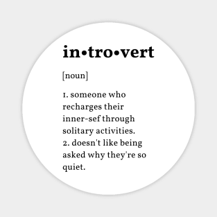 Introvert definition Magnet